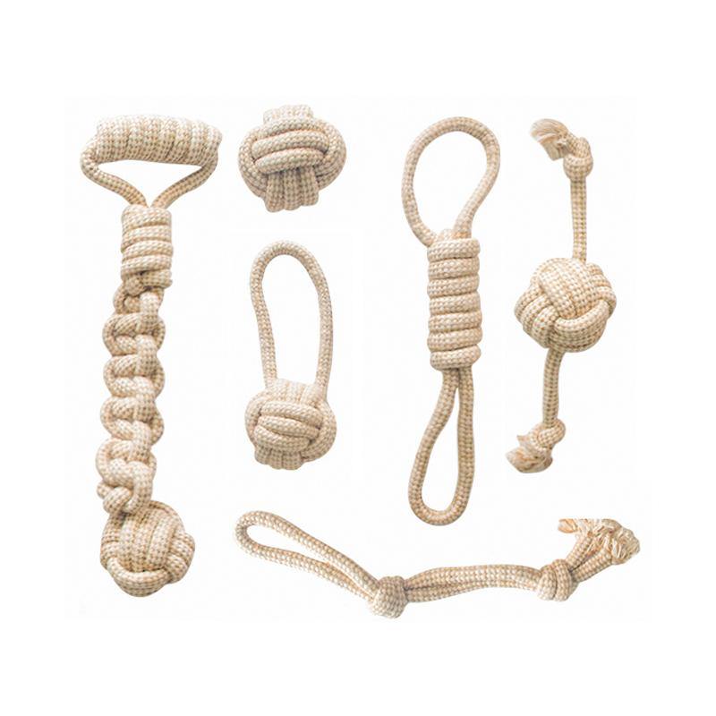 Organic Cotton Dog Toy Set