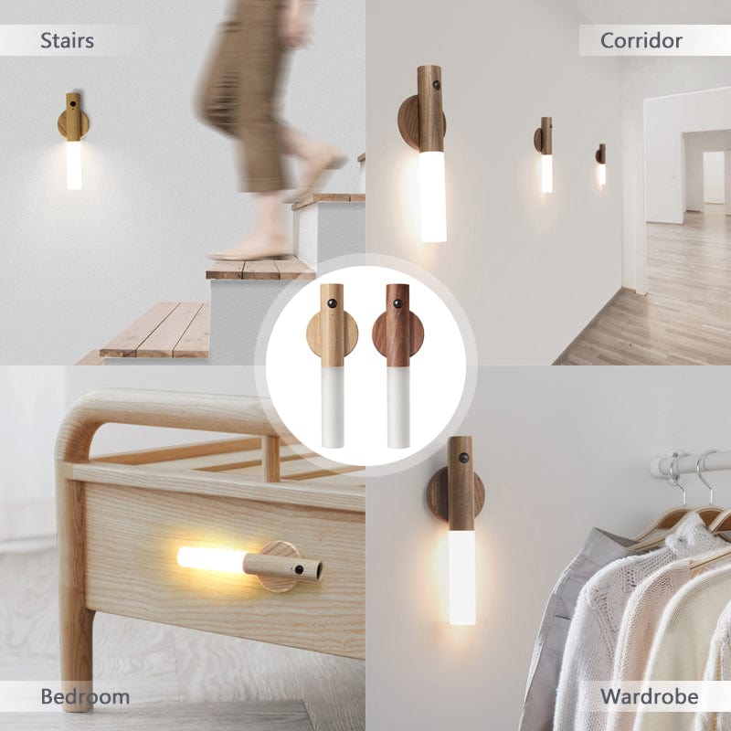 Eco Wood Smart Sensor LED Torch