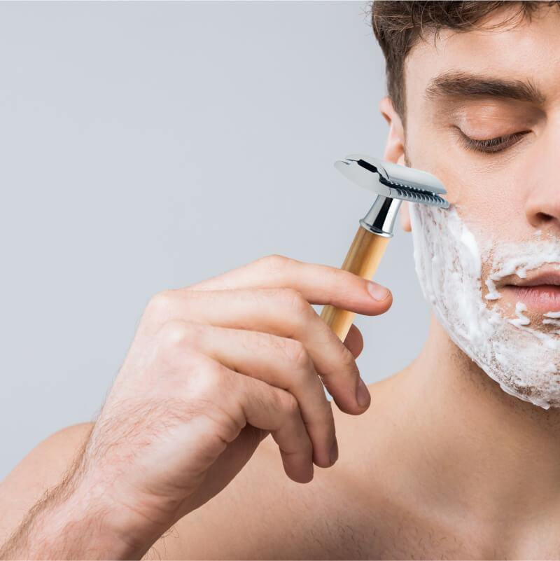 Natural Wood/Bamboo Shaver with Replacement Blades