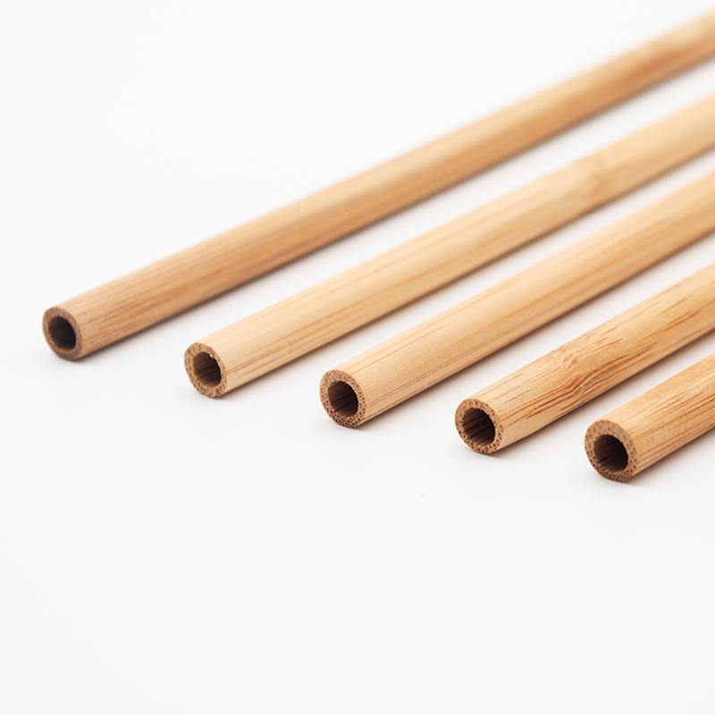 Reusable Bamboo Straws - Pack of 12