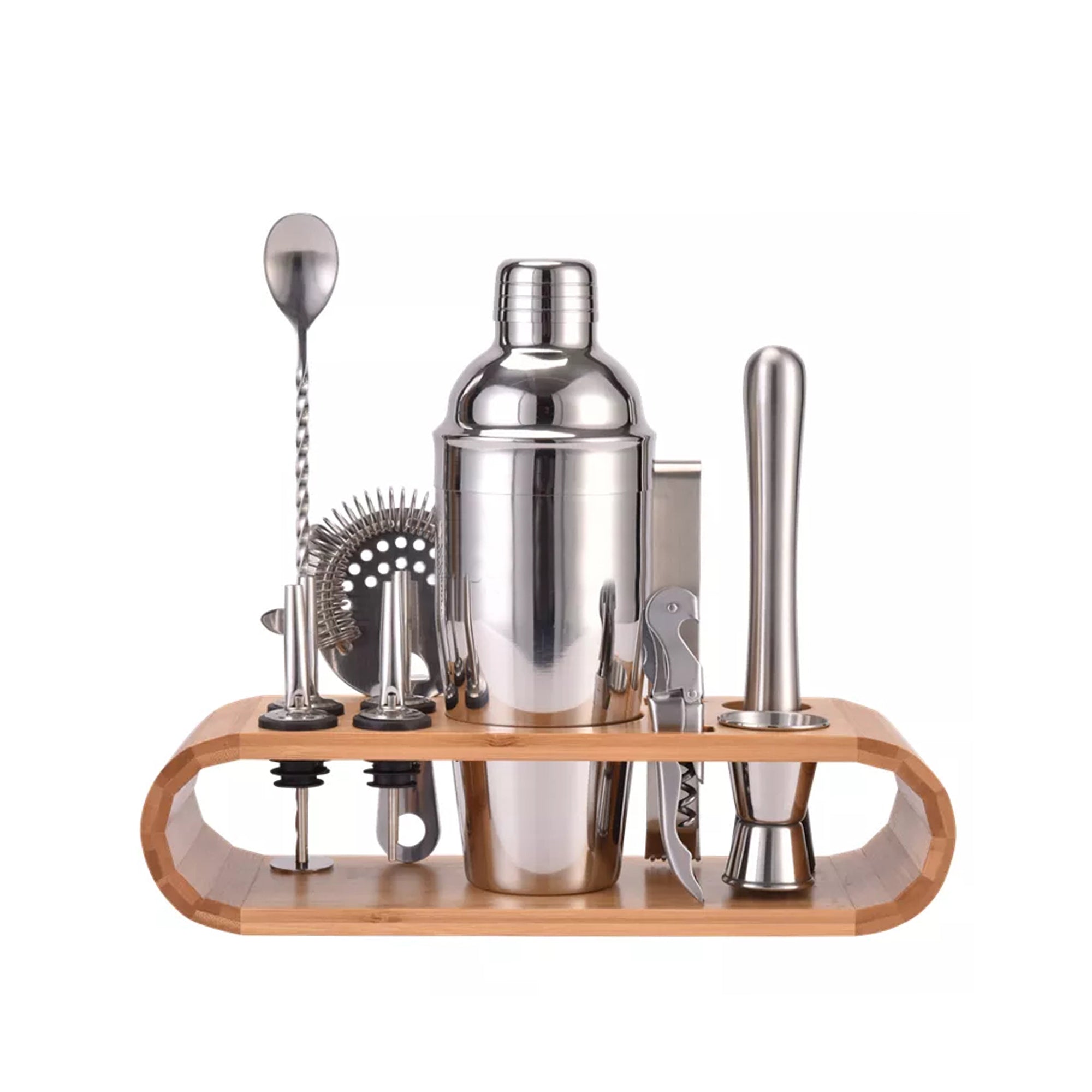 Cocktail Shaker Mixer Bartender Kit Set of 12
