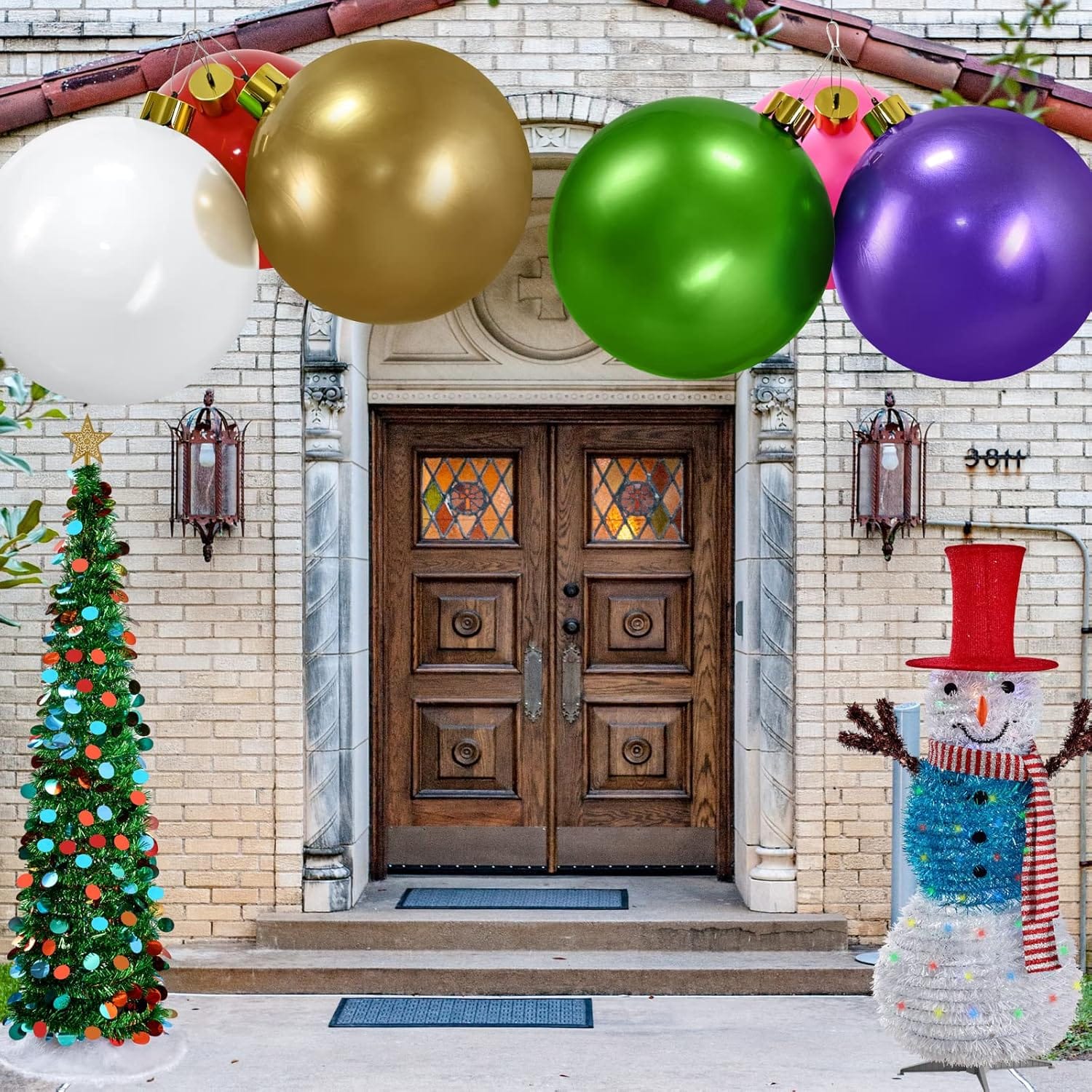 Oversized Inflatable Christmas Ball Decoration