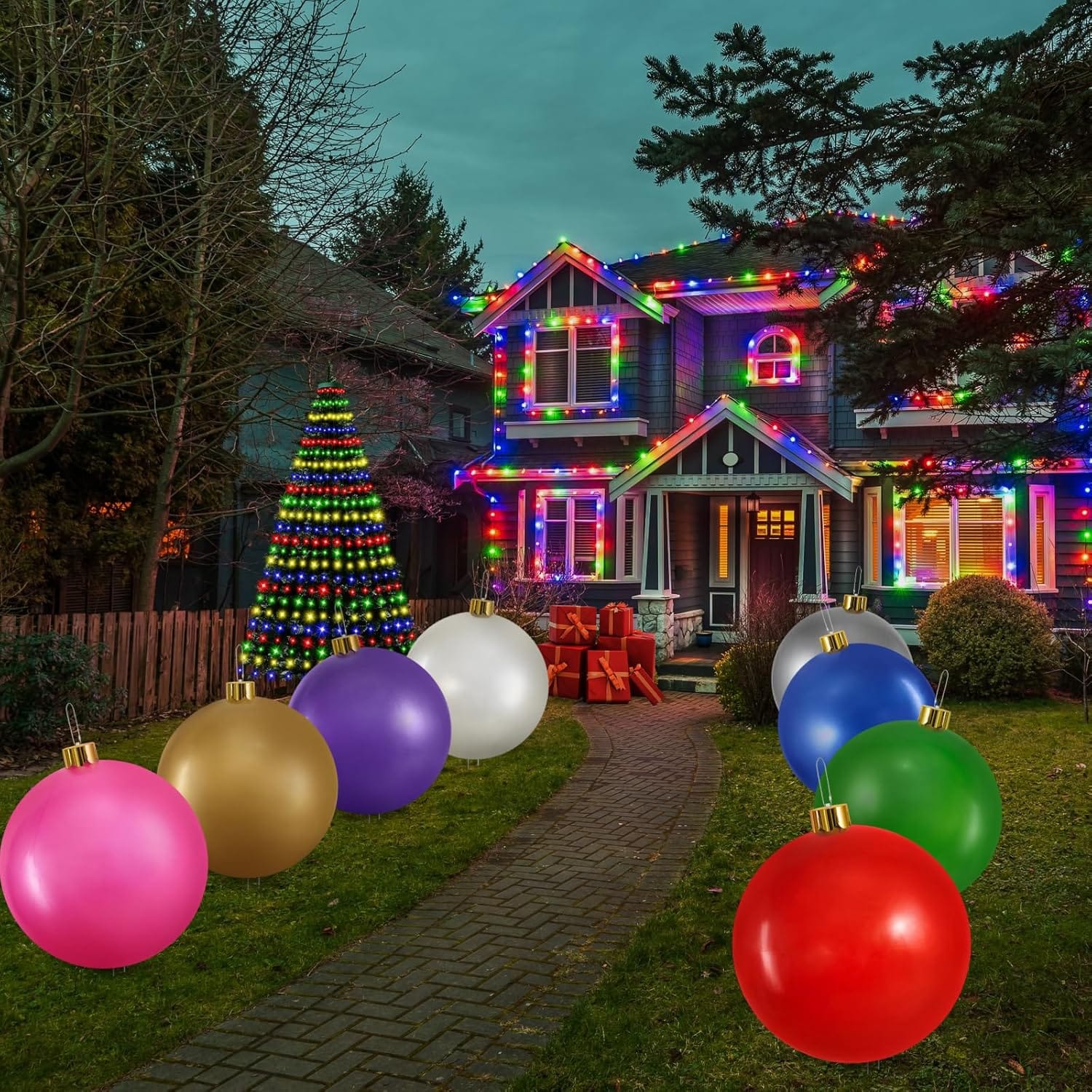 Oversized Inflatable Christmas Ball Decoration