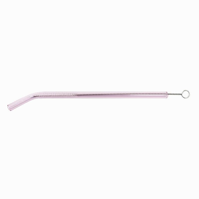 Bent Glass Straws - Pack of 4