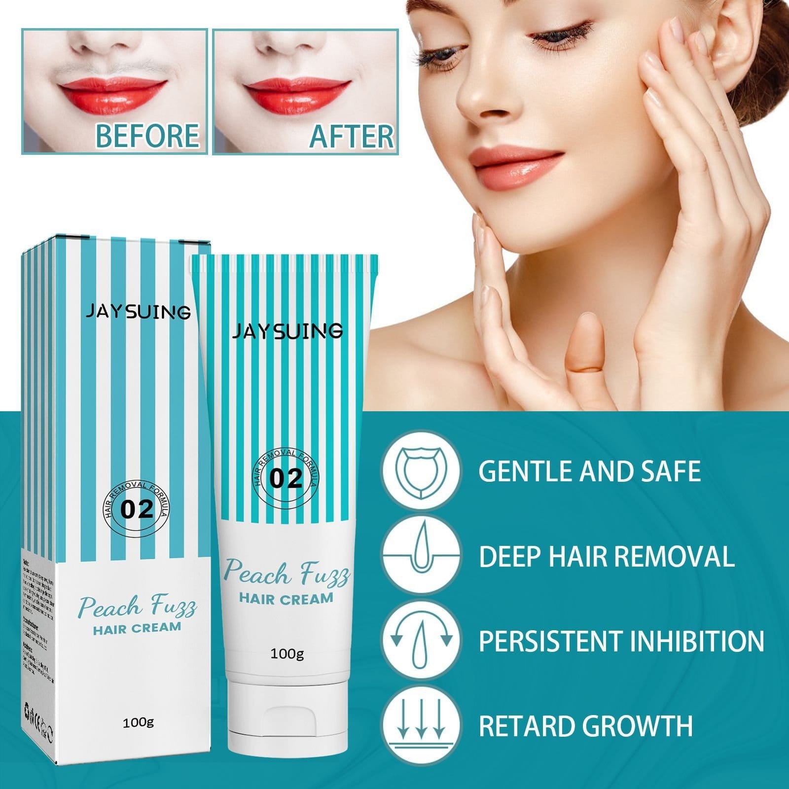 Last Day Promotion 55% OFF -Peach Fuzz Hair Cream
