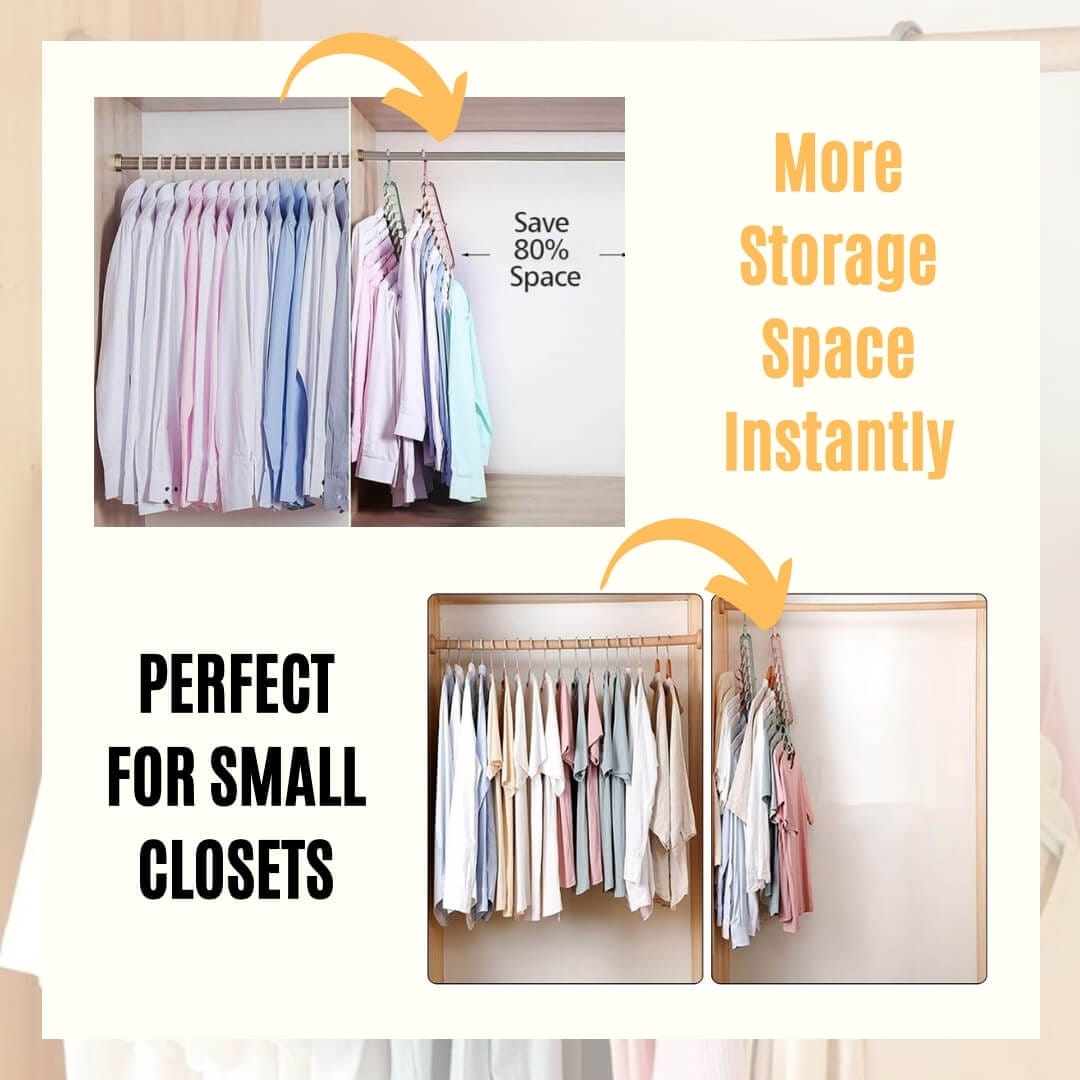 70% OFF TODAY Space Saving Clothes Hangers