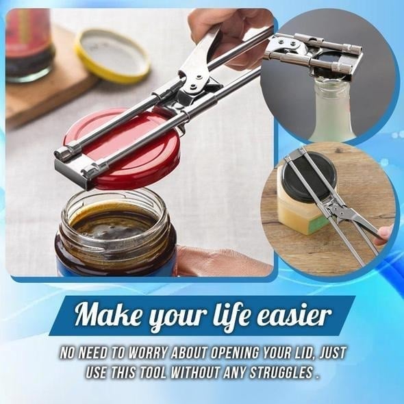 49% OFFAdjustable Multifunctional Stainless Steel Can Opener