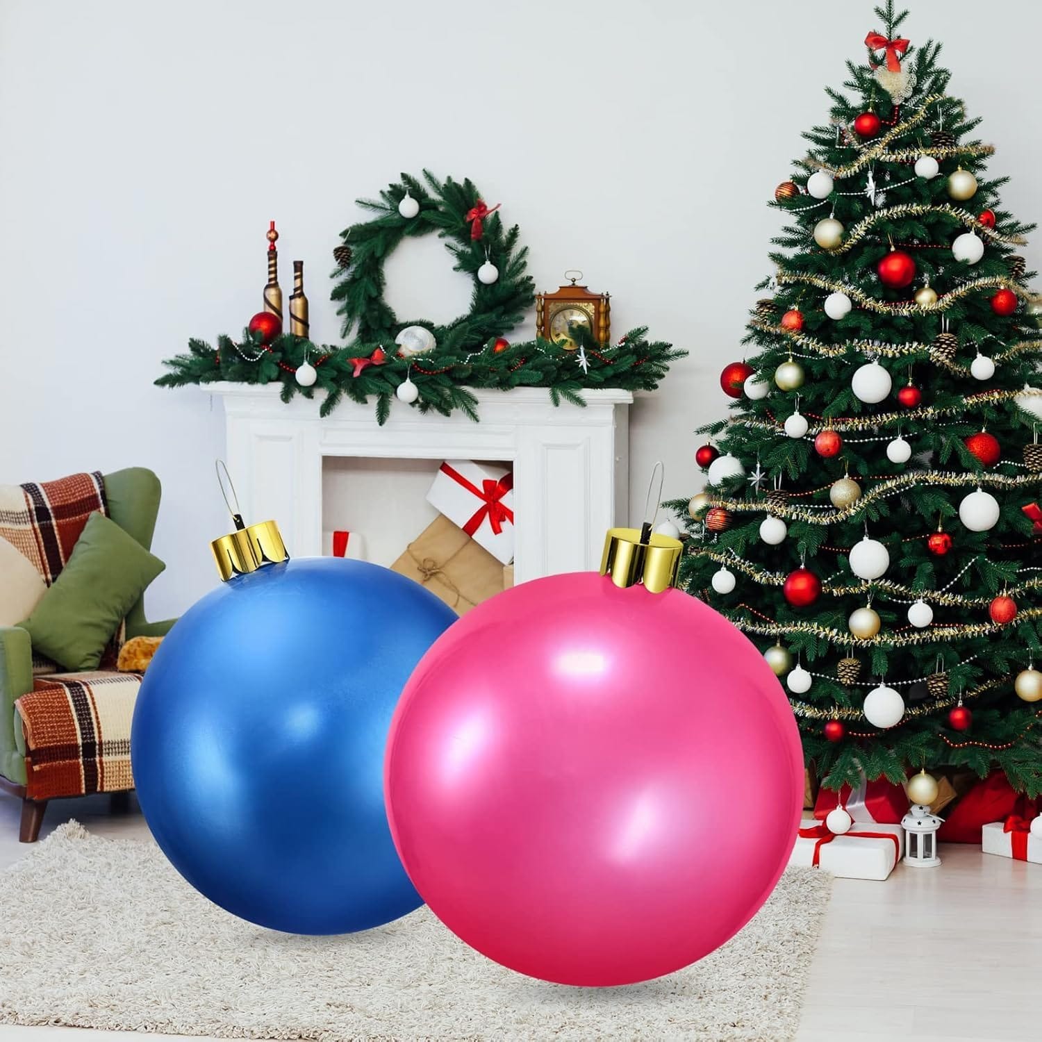 Oversized Inflatable Christmas Ball Decoration