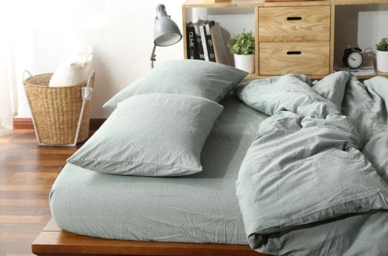 Light Grey Cotton Bed Sheets