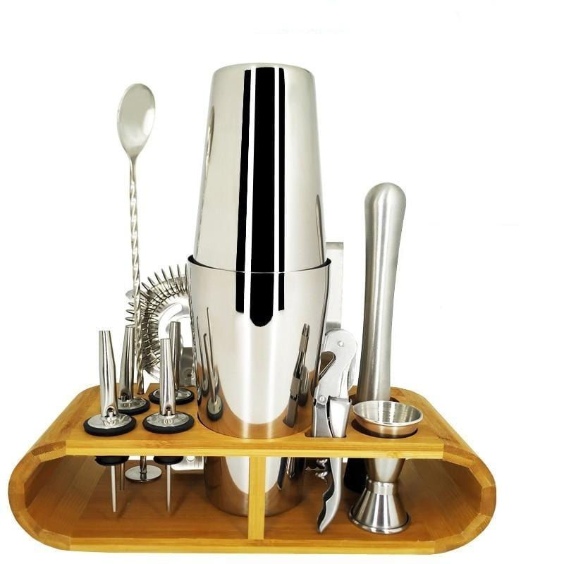 Cocktail Shaker Mixer Bartender Kit Set of 12