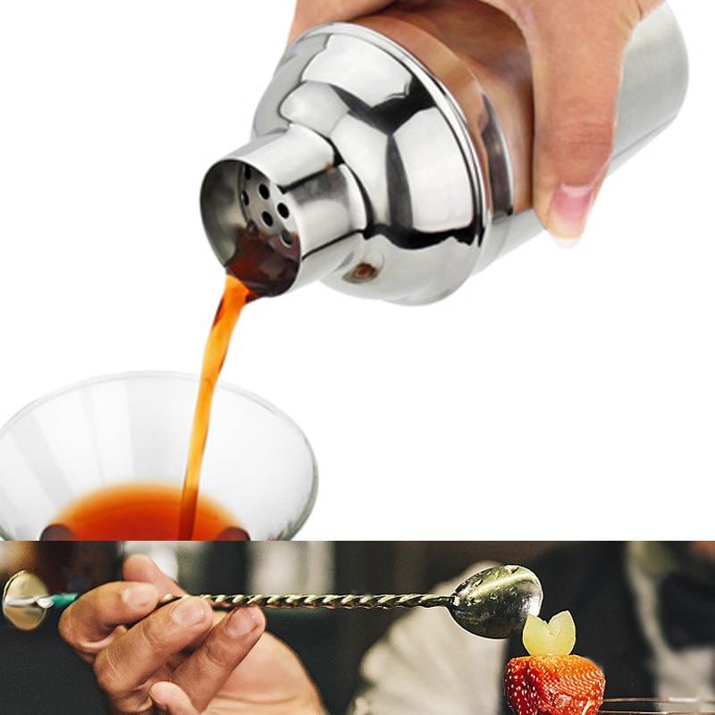 Cocktail Shaker Mixer Bartender Kit Set of 12