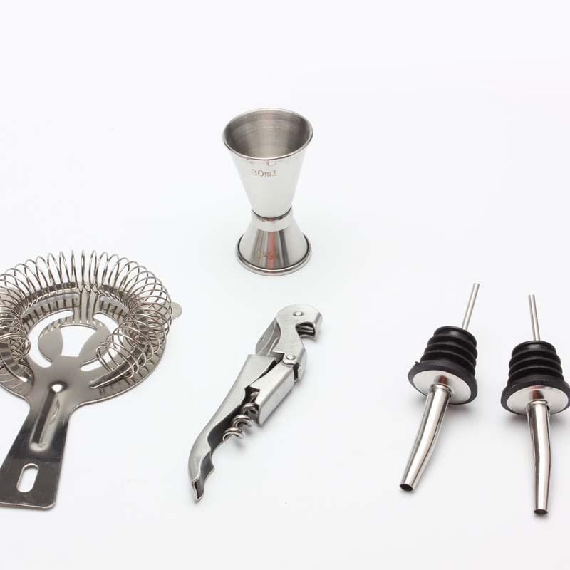 Cocktail Shaker Mixer Bartender Kit Set of 12