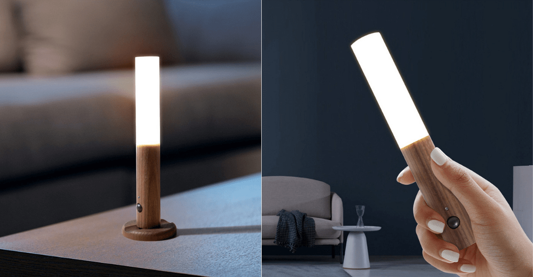 Eco Wood Smart Sensor LED Torch