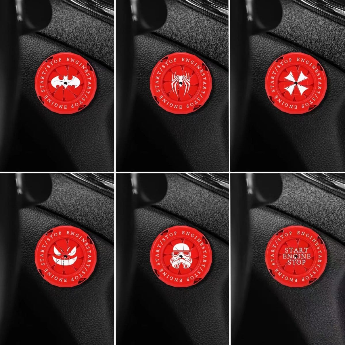 Car Start Button Zinc Alloy Cover