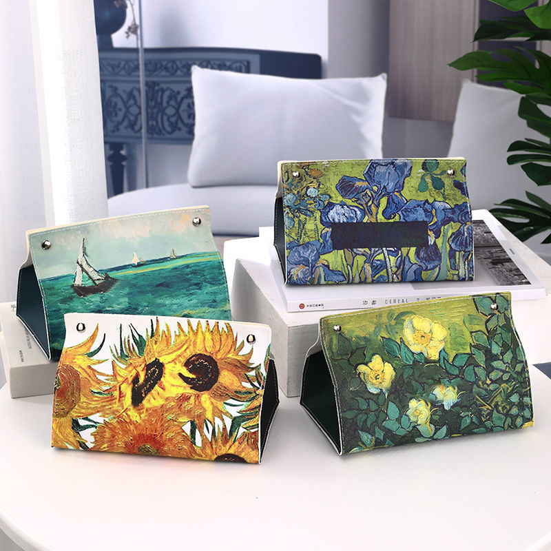 (CHRISTMAS SALE NOW-48% OFF)Oil Painting Tissue Box(BUY 5 FREE SHIPPING TODAY!)