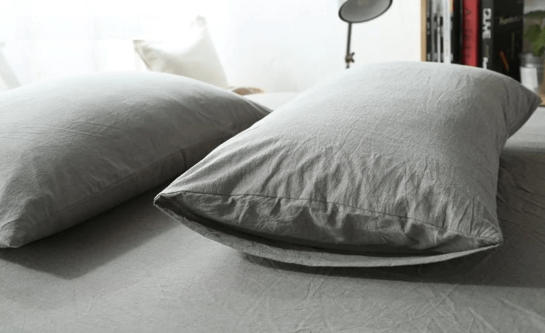 Grey Green Tone Cotton Bed Sheets