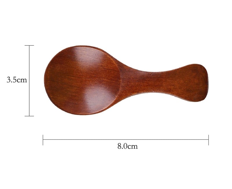 Mini Wooden Condiment Spoons - Pack of 4