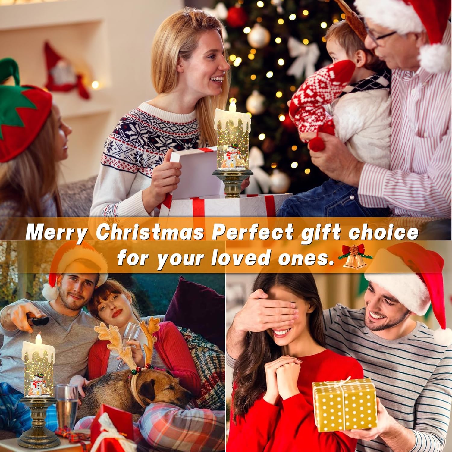 Christmas Promotion 50% OFFChristmas Candle Night Light