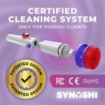 SYNOSHI PRO Electric Spin Scrubber, Cordless Cleaning Brush Bathroom Scrubber.
