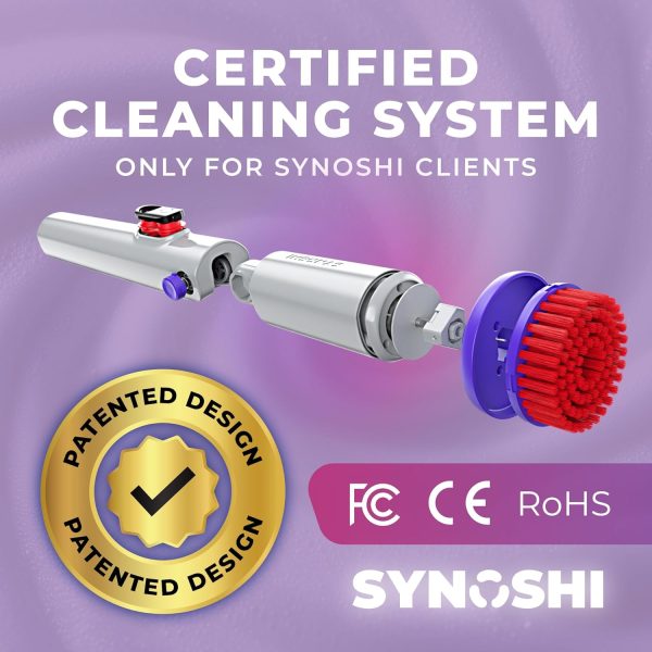SYNOSHI PRO Electric Spin Scrubber, Cordless Cleaning Brush Bathroom Scrubber.