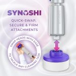 SYNOSHI PRO Electric Spin Scrubber, Cordless Cleaning Brush Bathroom Scrubber.