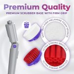 SYNOSHI PRO Electric Spin Scrubber, Cordless Cleaning Brush Bathroom Scrubber.