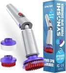 SYNOSHI PRO Electric Spin Scrubber, Cordless Cleaning Brush Bathroom Scrubber.